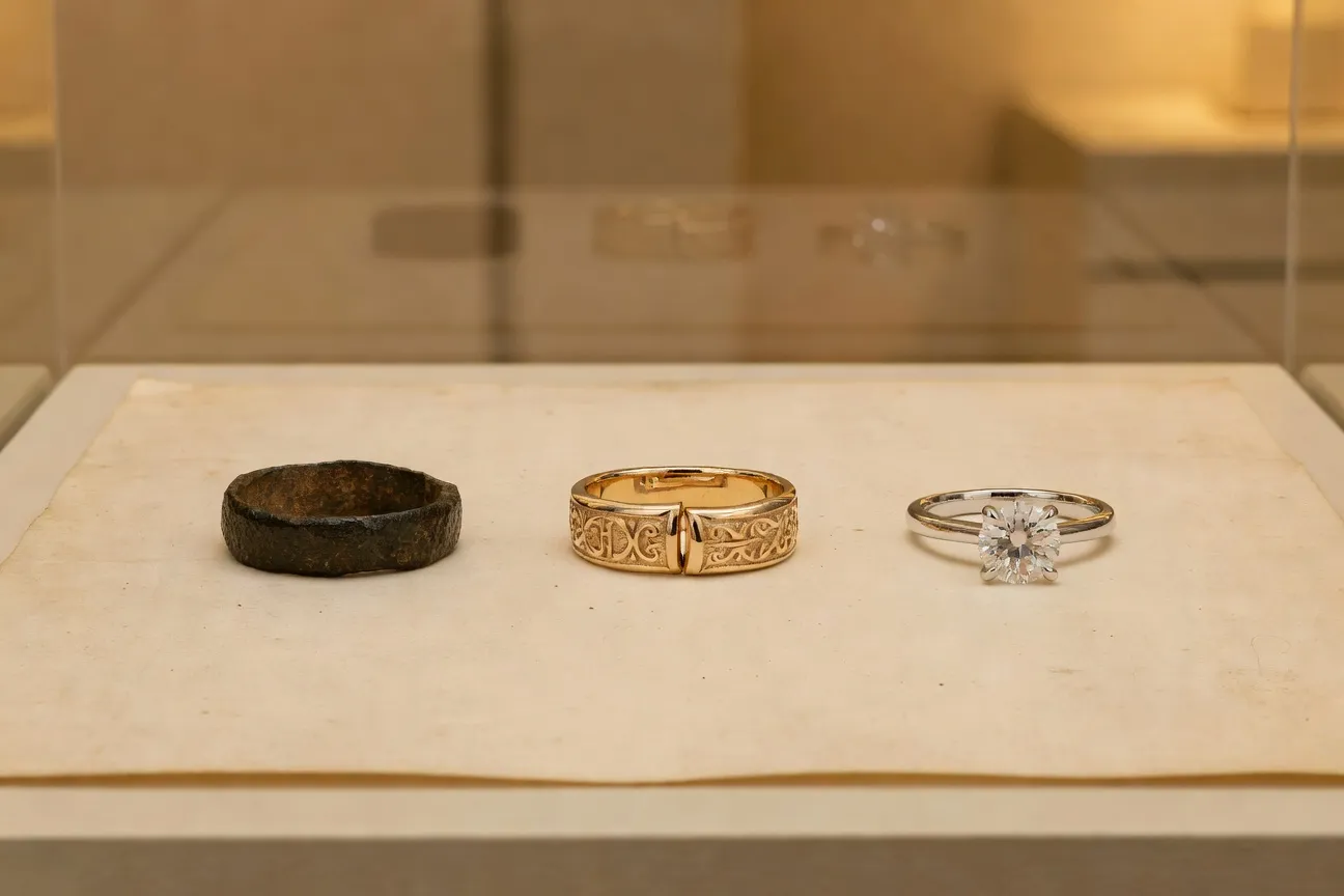 Évolution historique des bagues de fiançailles