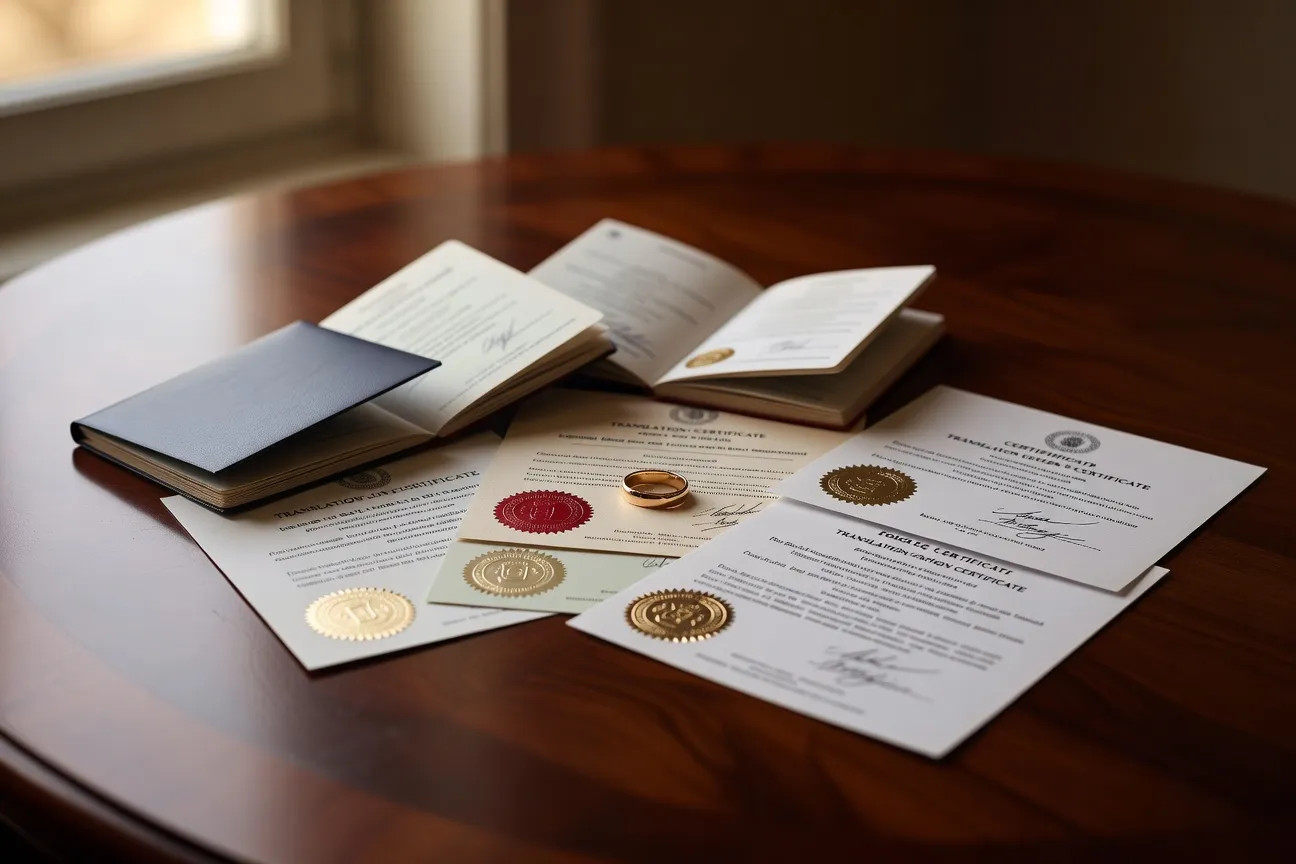 Documents officiels pour un mariage binational