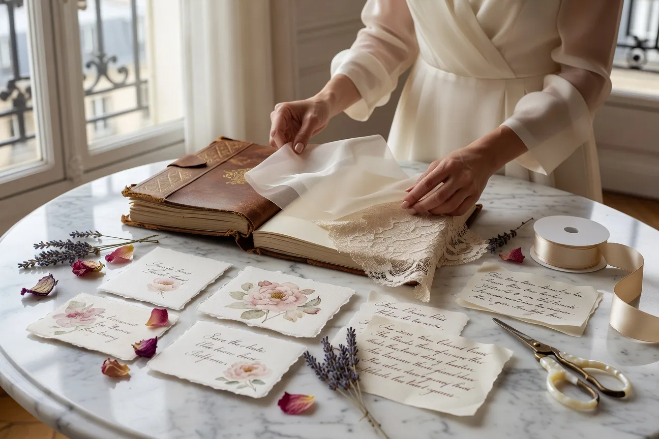 Mood board et planning d'une future mariée