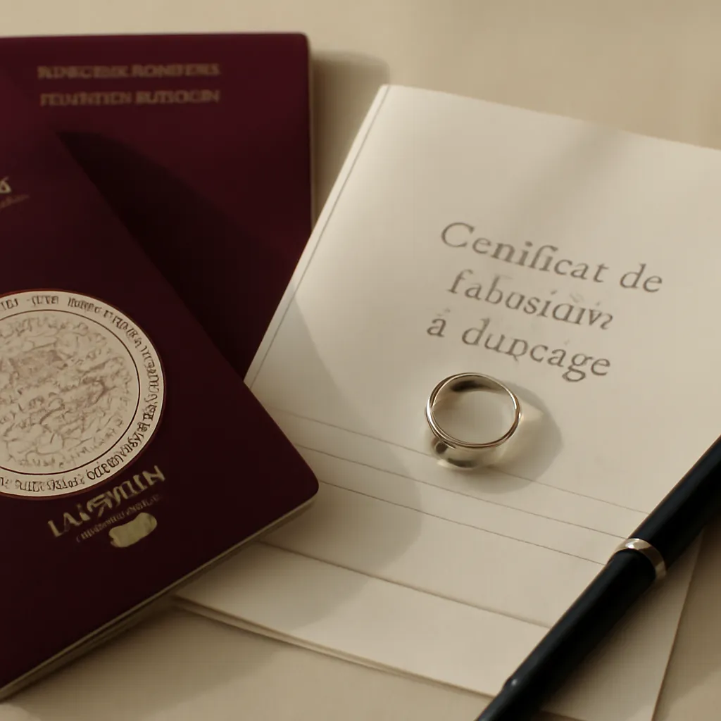 Documents consulaires pour mariage à l'étranger
