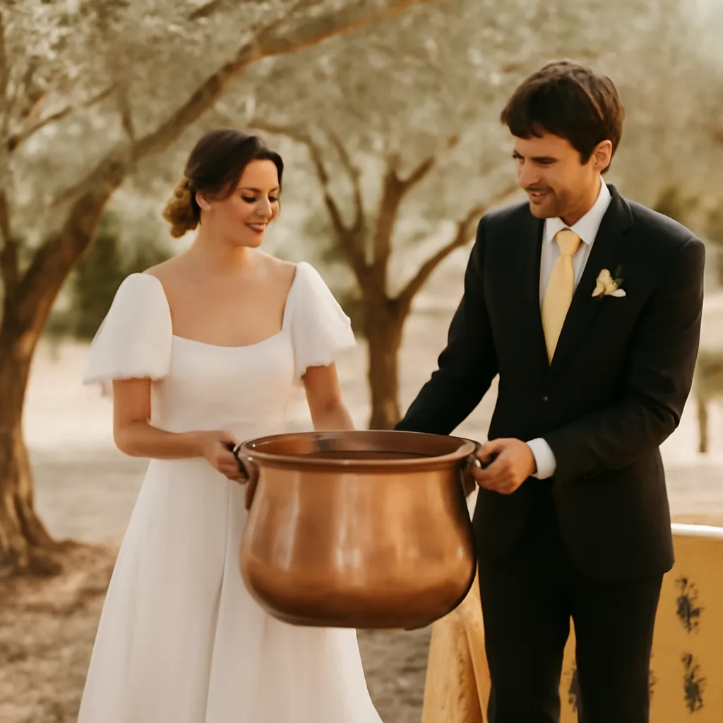 Tradition provençale de la marmite des mariés