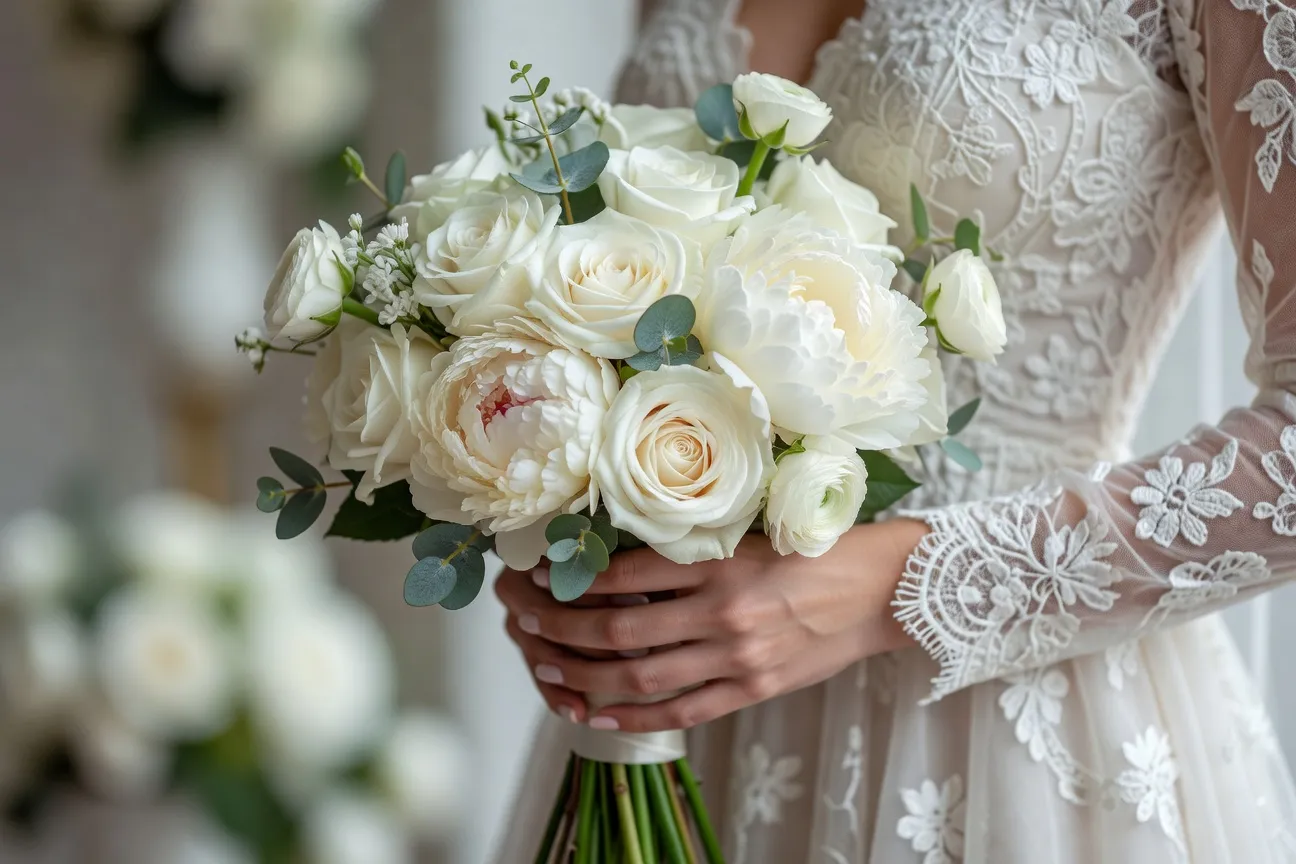 Bouquet de mariée traditionnel