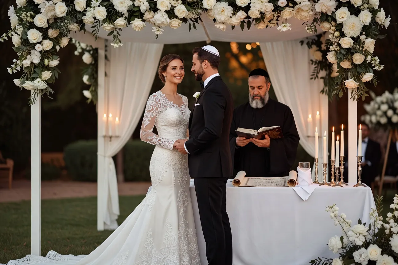 Mariage juif sous la houppa