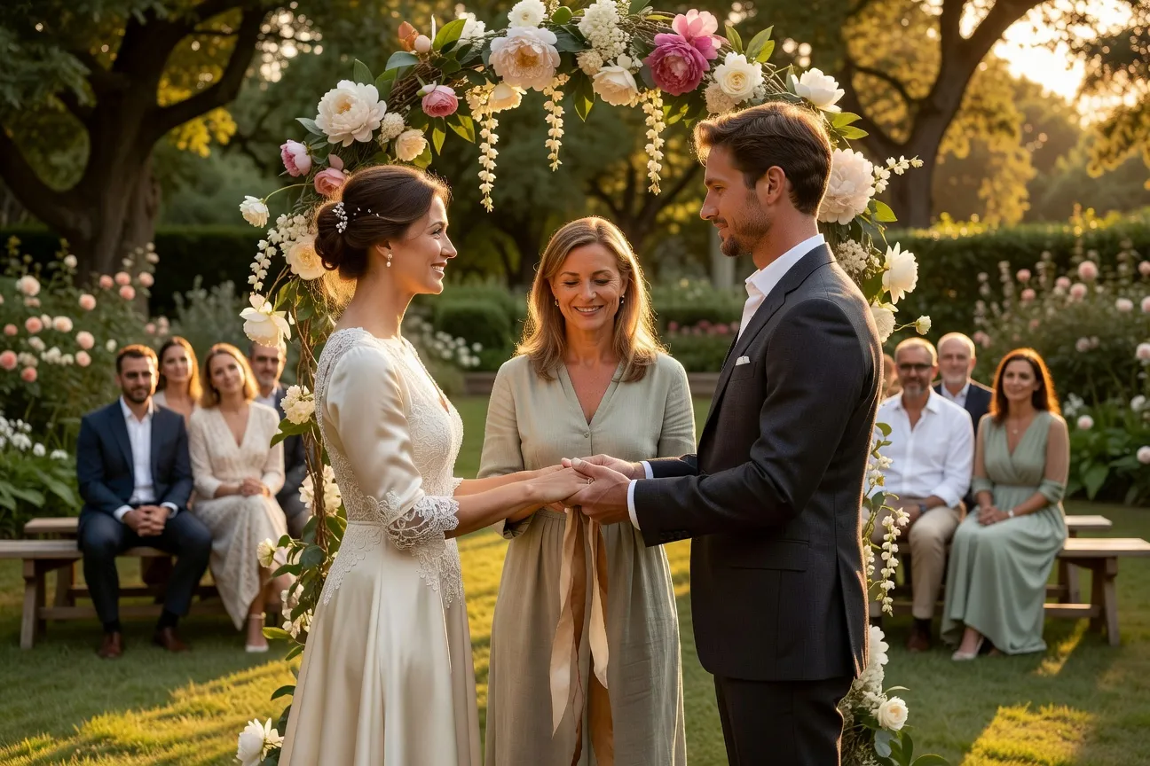 Mariage laïque en extérieur